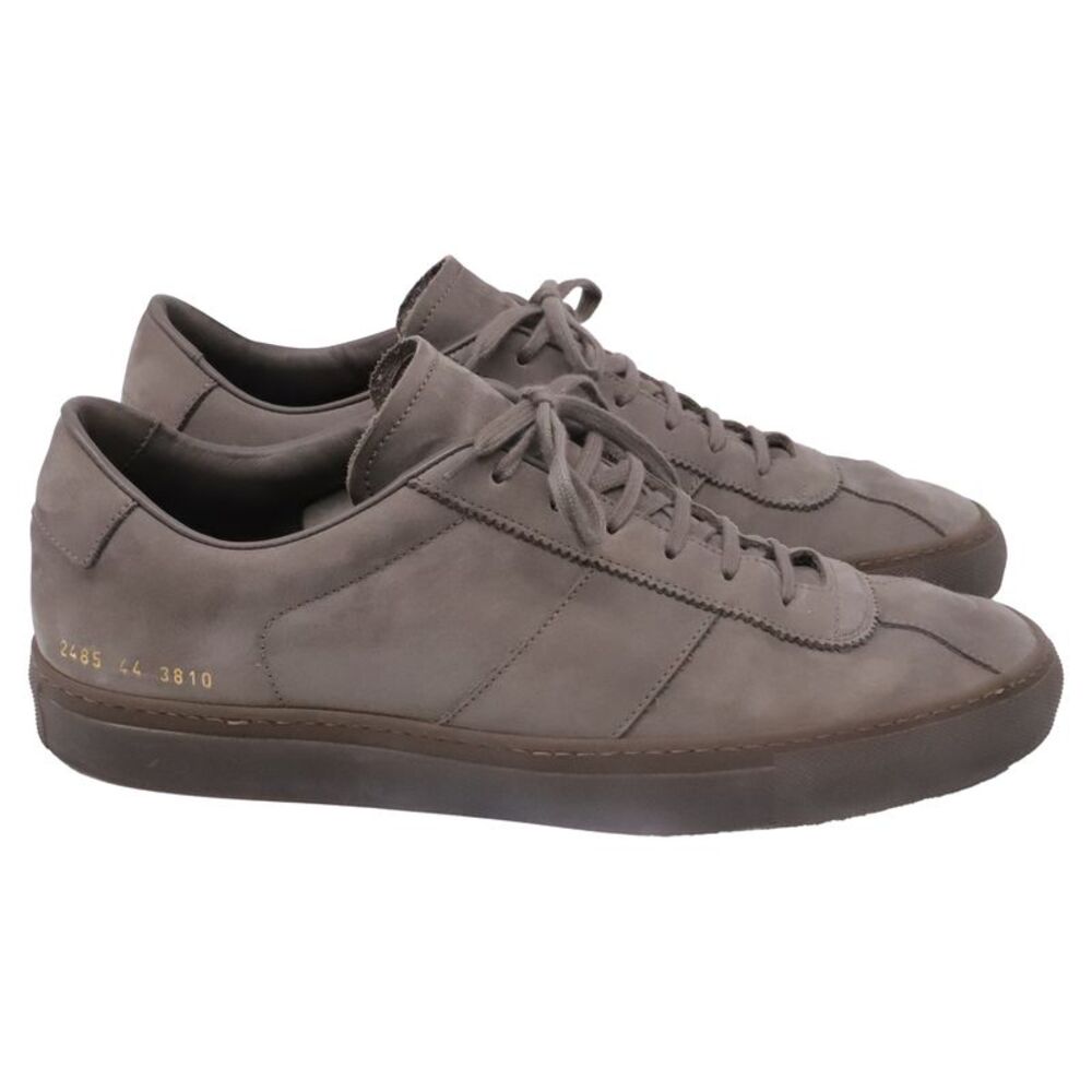 Common Projects Tennis Low-Top Sneakers in Grey Leather